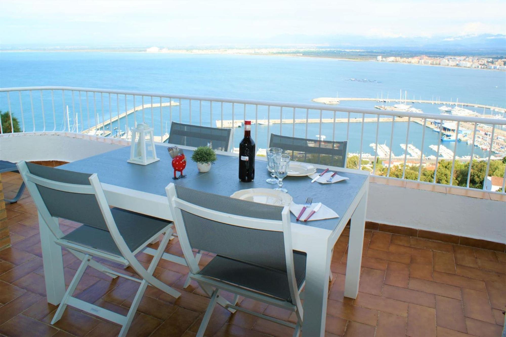 Апартаменты Precioso Piso Con Vistas Espectaculares Del Mar Av-50 Росас Экстерьер фото
